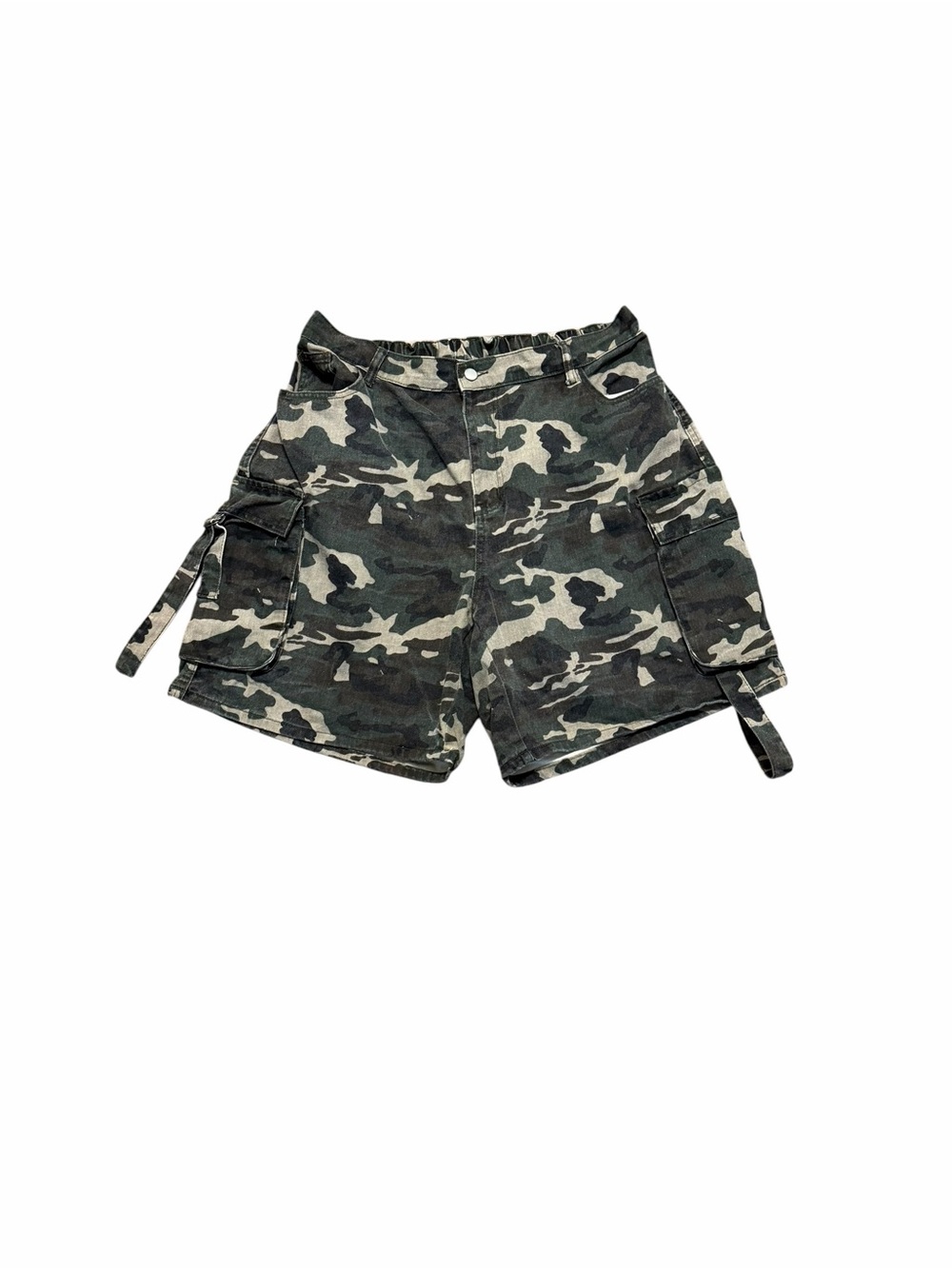Men’s Camo Denim Shorts
